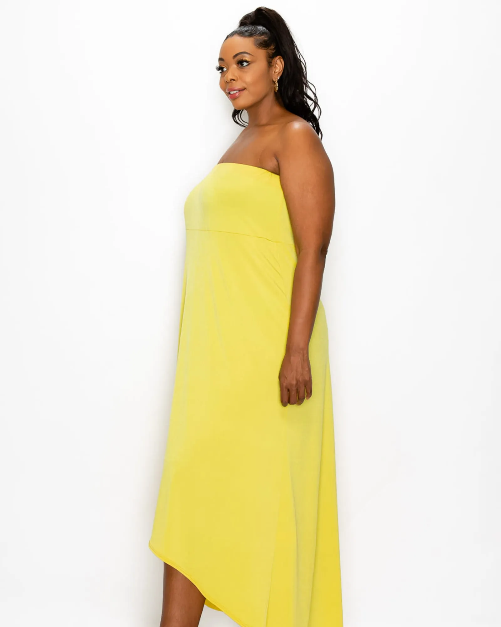 Adrianne High Low Dress | Lemon