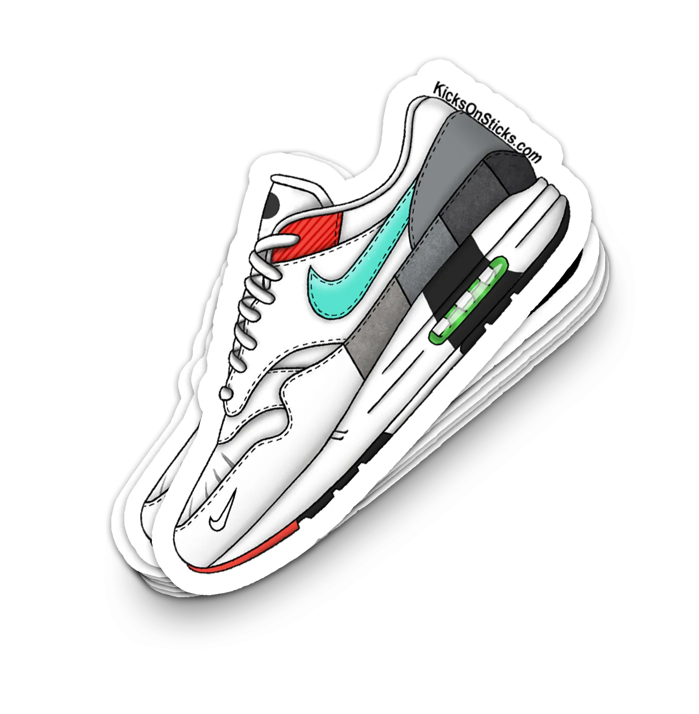 Air Max 1 "Evolution of Icons" Sneaker Sticker