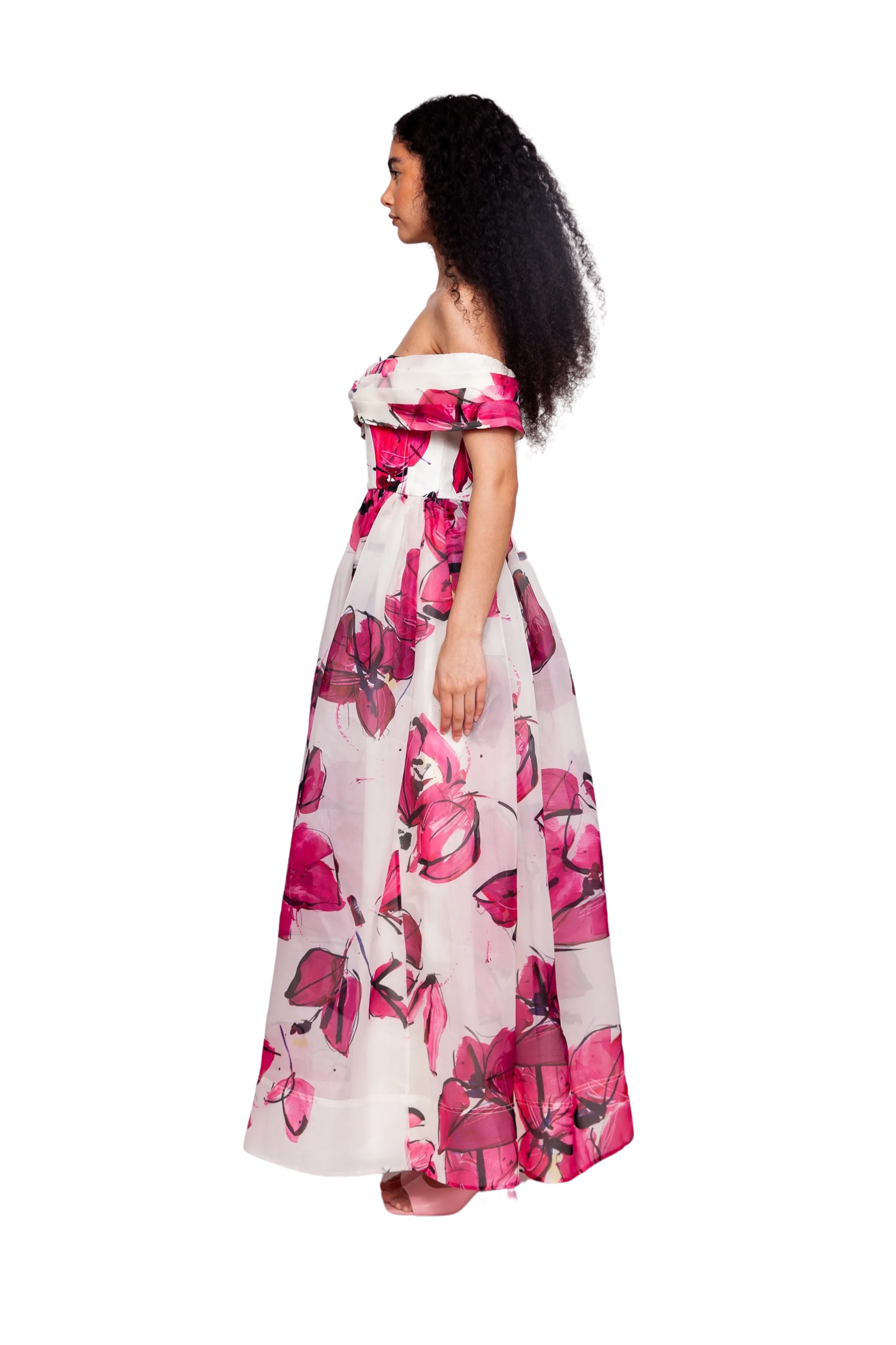 Aje Cordelia Corsetted Maxi Dress