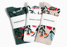 American Trench Wild Flower Sock