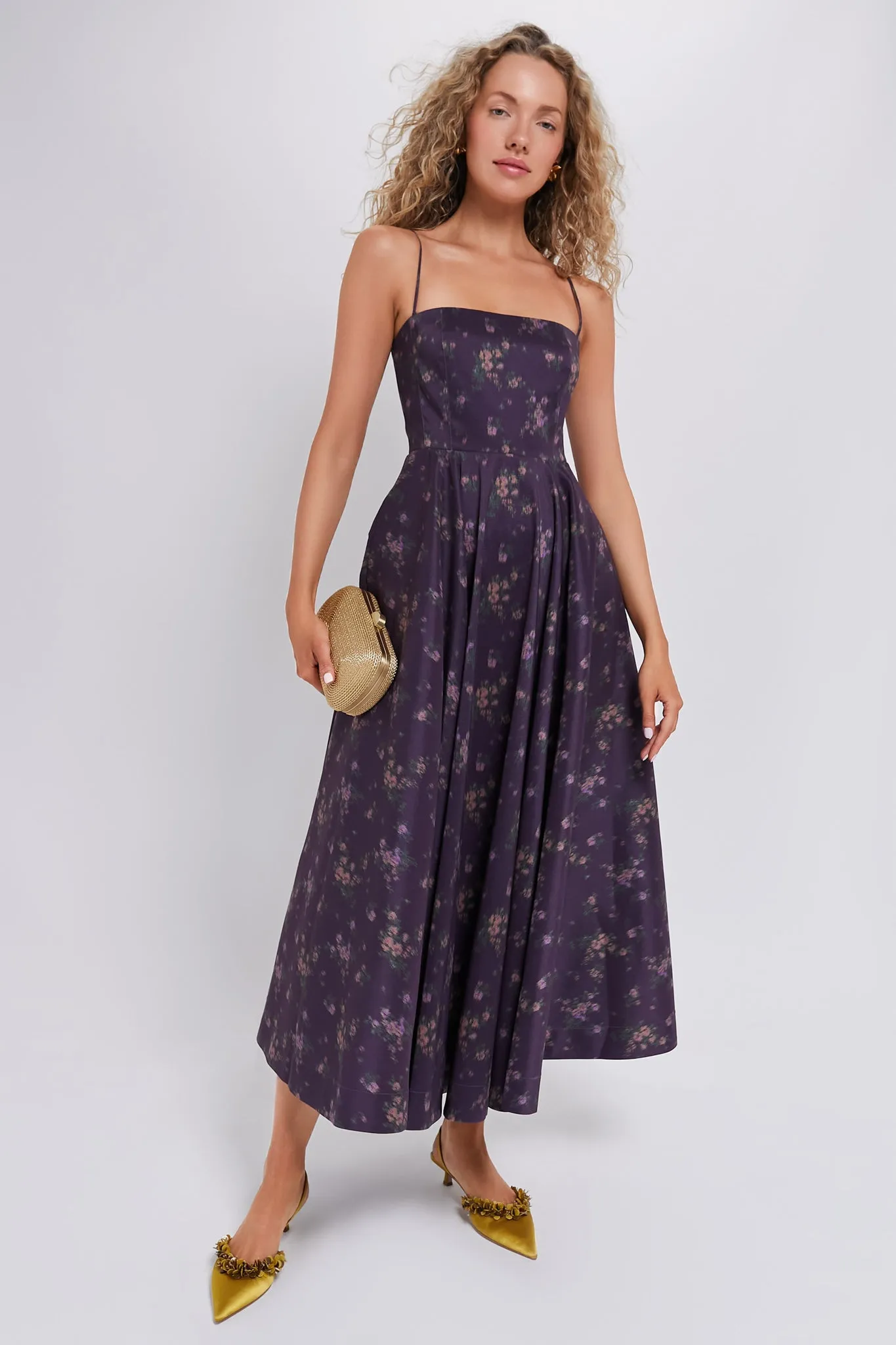 Amethyst Rosette Naomi Dress