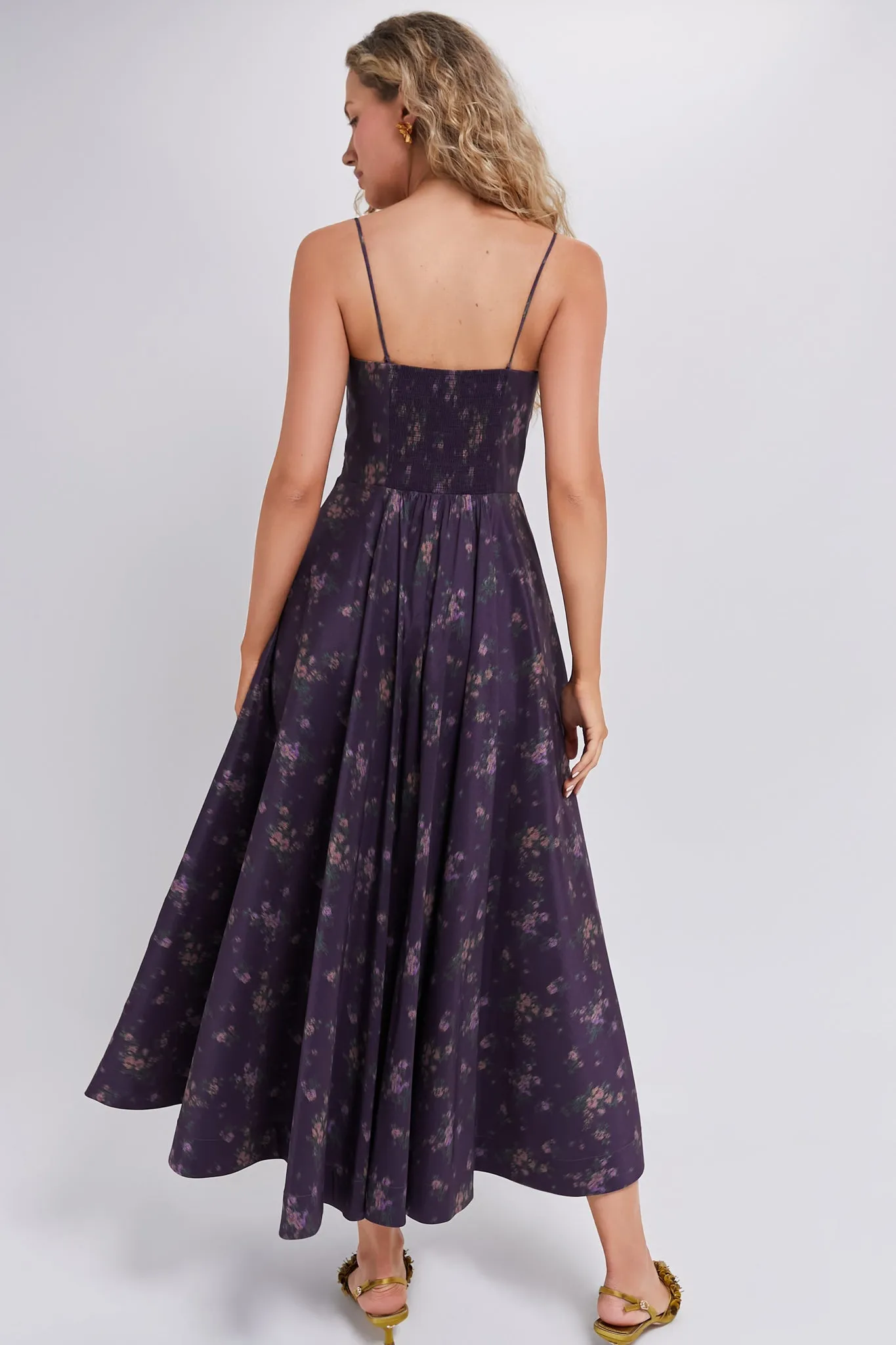 Amethyst Rosette Naomi Dress