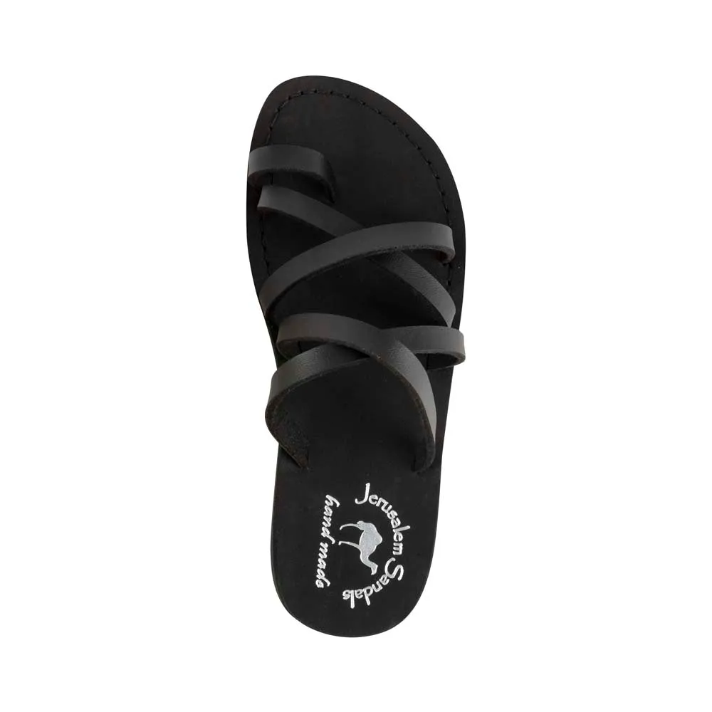 Ariel Vegan - Leather Alternative Sandal | Black