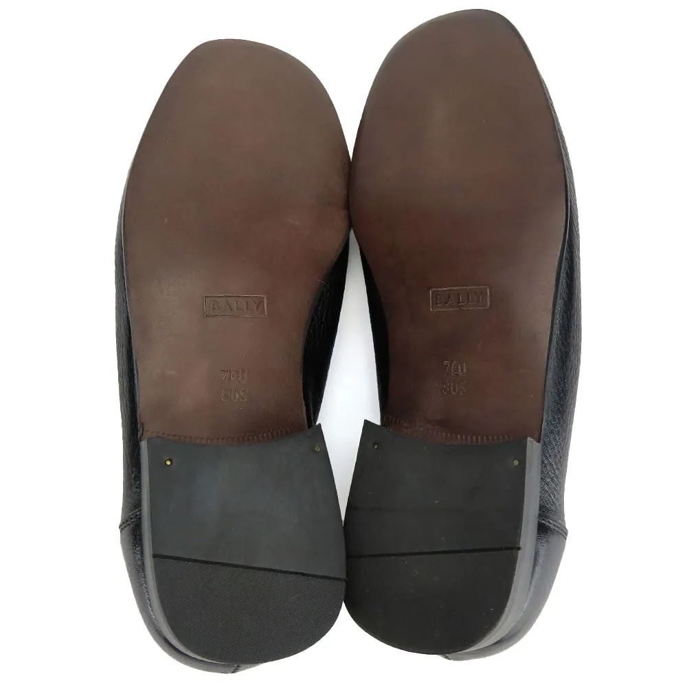 Bally Leather Loafers Black