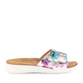 BARLAD XW - PANSY FLORAL LEATHER