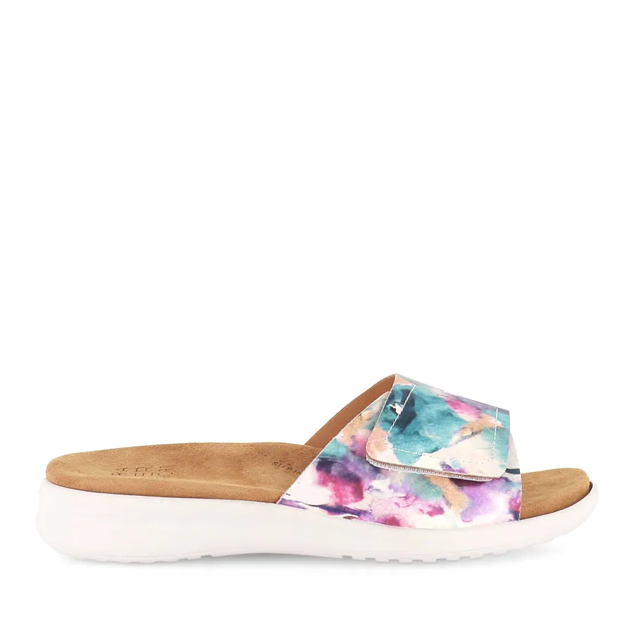 BARLAD XW - PANSY FLORAL LEATHER