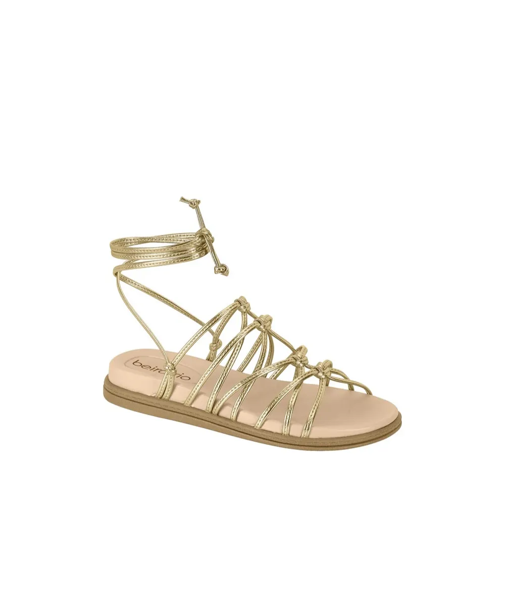 BEIRA RIO WOMEN FLATS WITH ROPES