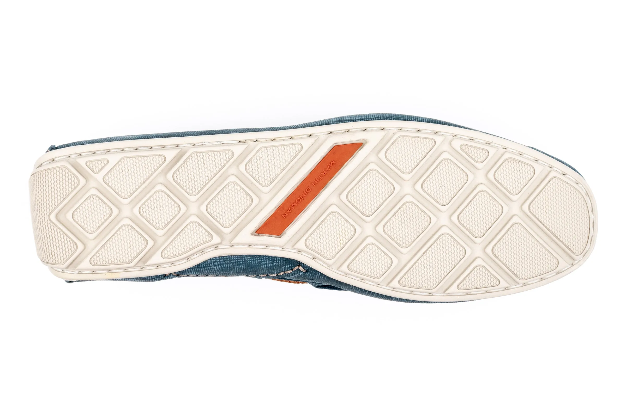 Bermuda Nubuck Braided Bit Loafers - Ocean