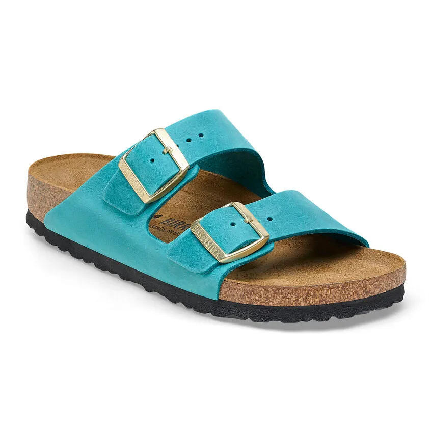 Birkenstock 1026590 Arizona Oiled Leather Biscay Bay