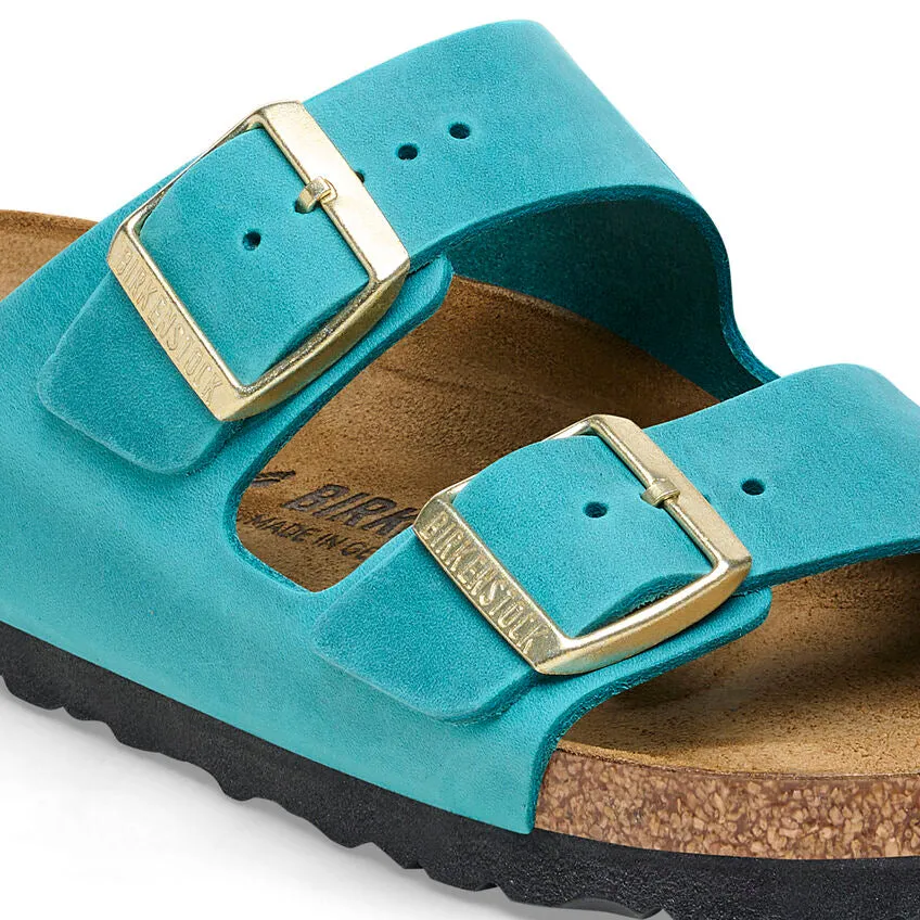 Birkenstock 1026590 Arizona Oiled Leather Biscay Bay