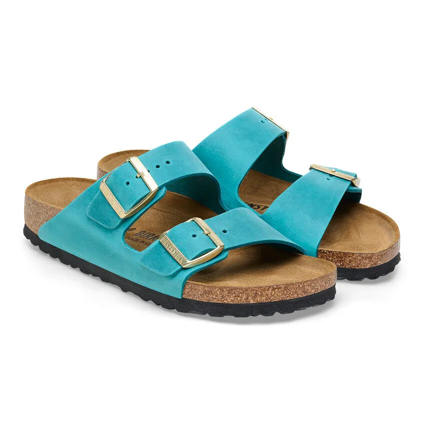 Birkenstock 1026590 Arizona Oiled Leather Biscay Bay