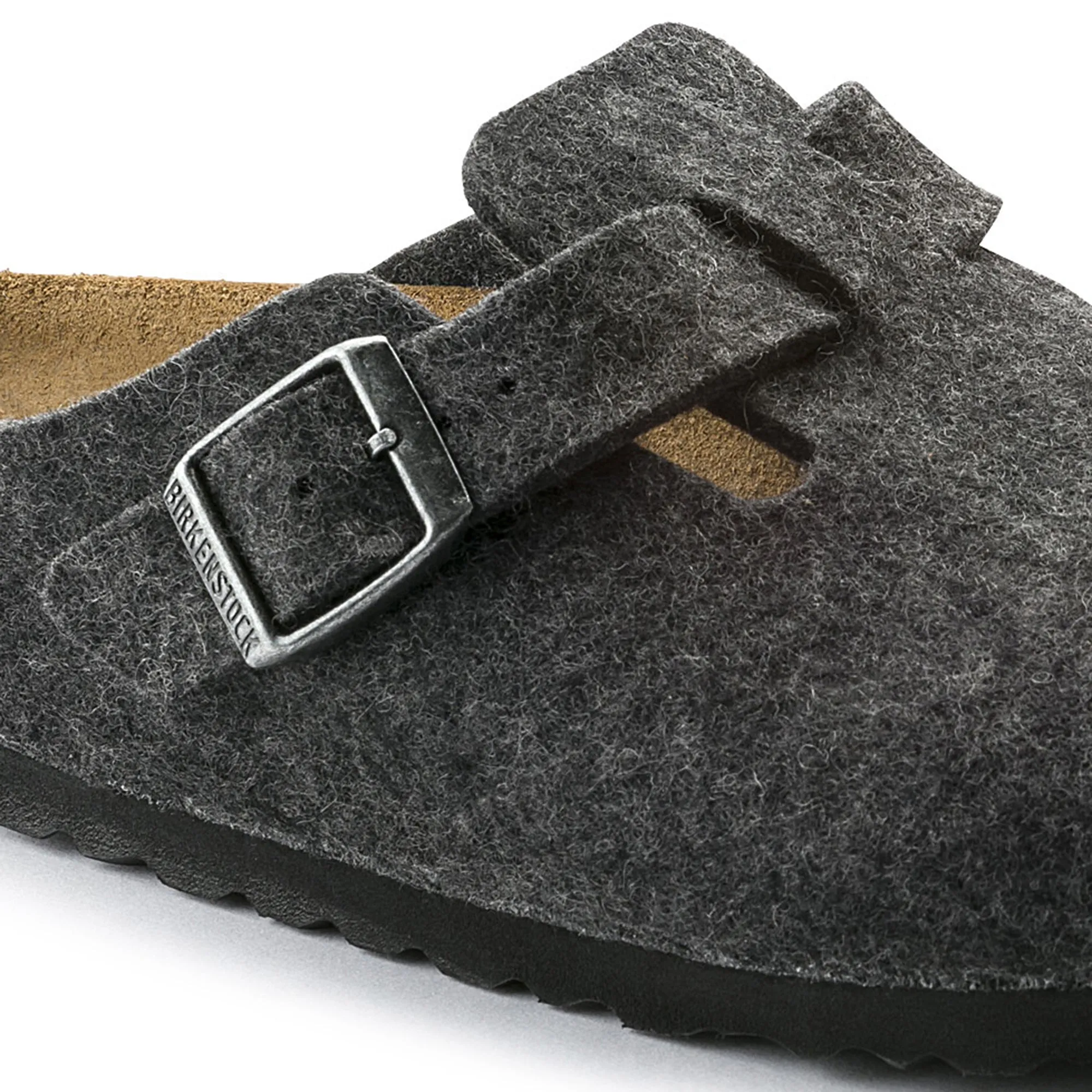 Birkenstock Boston - Anthracite Wool