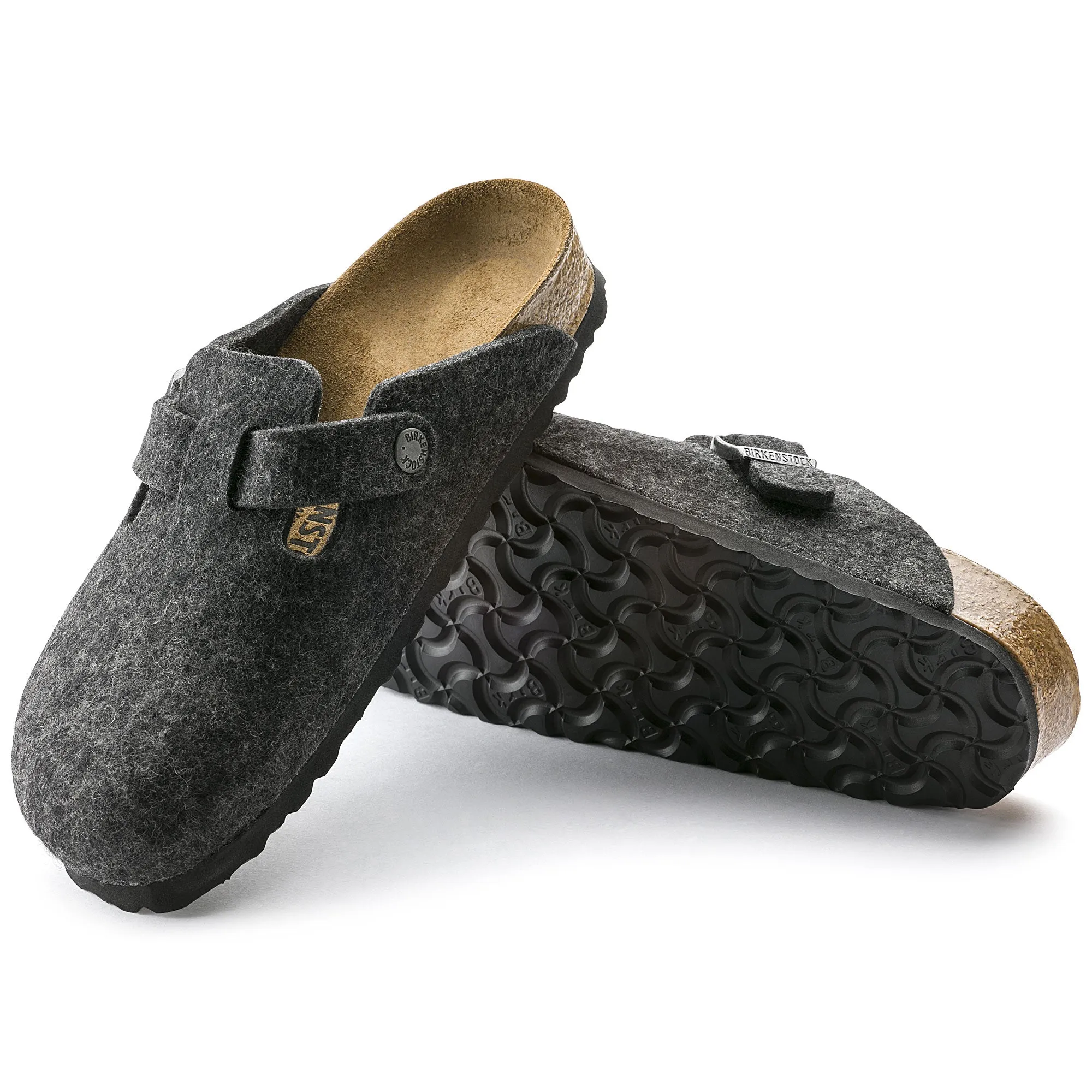 Birkenstock Boston - Anthracite Wool