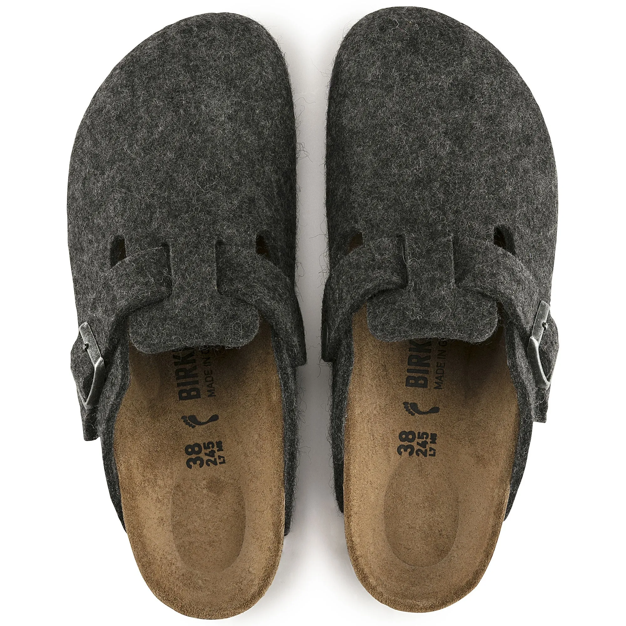 Birkenstock Boston - Anthracite Wool