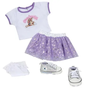 BLC C 20-Inch Fashion Set - Purple BunnyBee Tutu for Kids