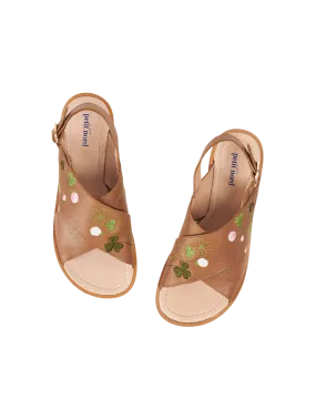 Blooming Clover Mama Sandal - Latte