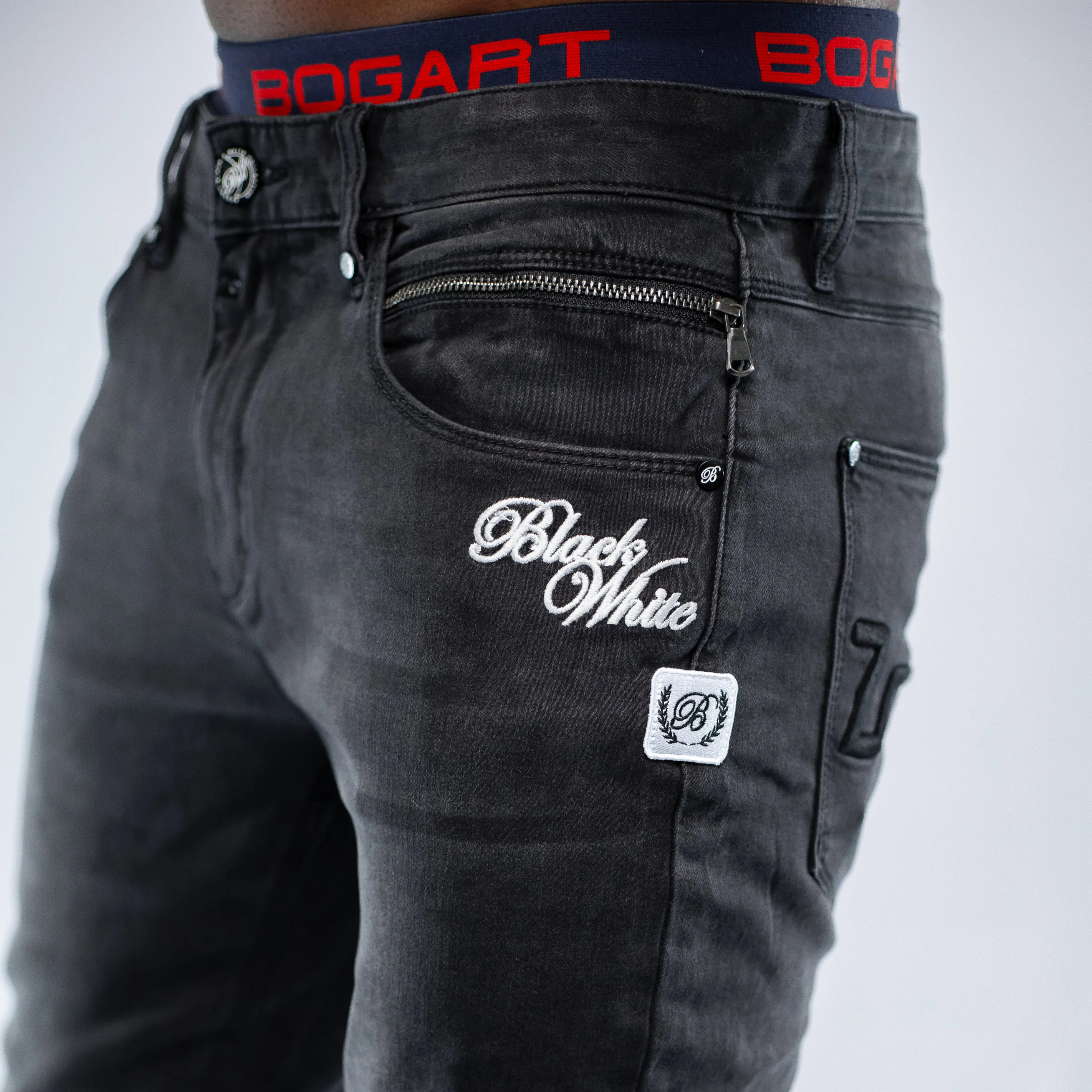 Bogart Black And White Collection Maverick Jean