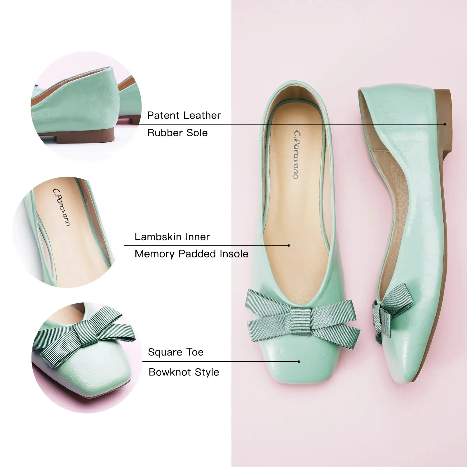 Bowknot Ballerina Flats (Eva)