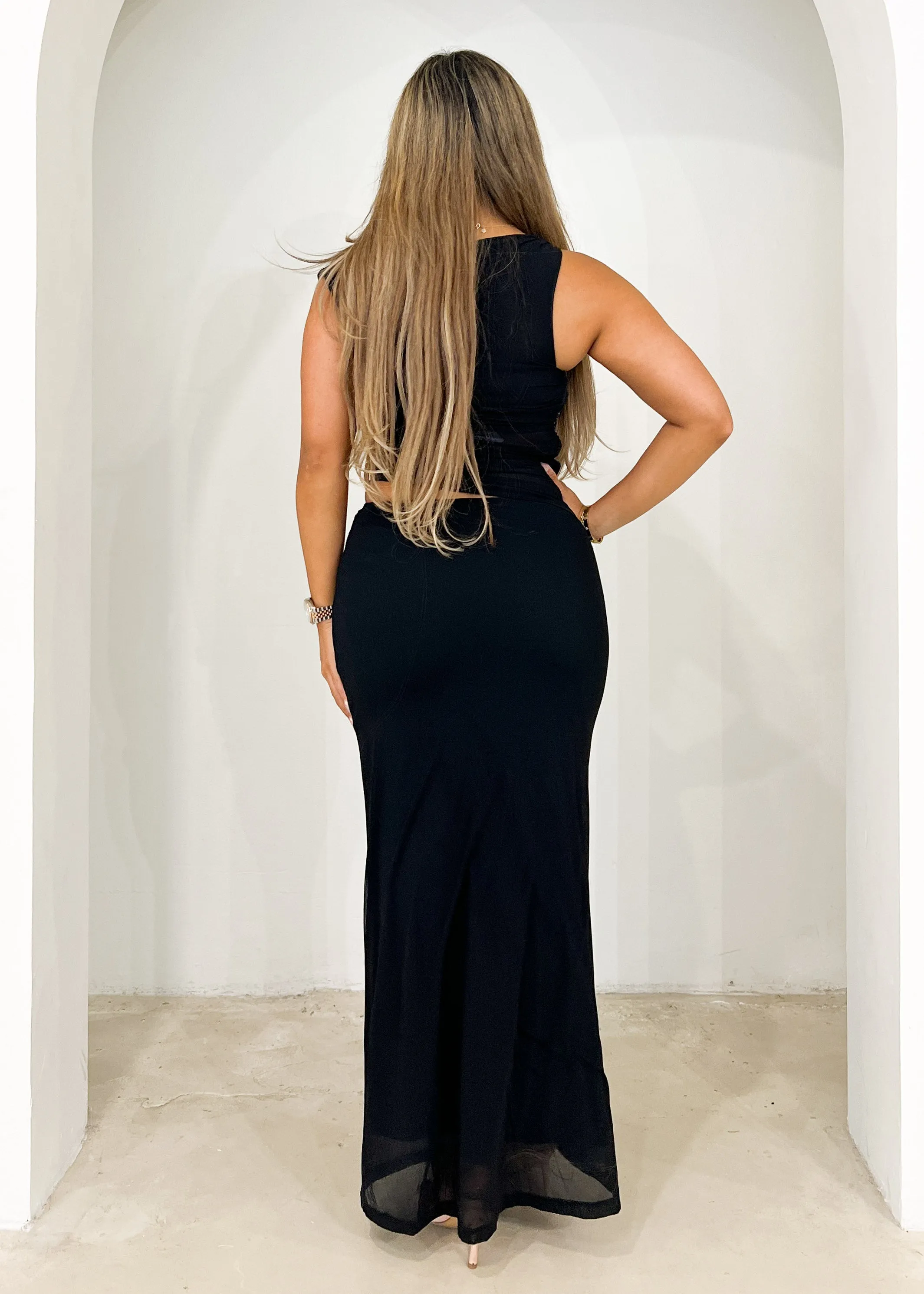 Brielle Maxi Dress - Black