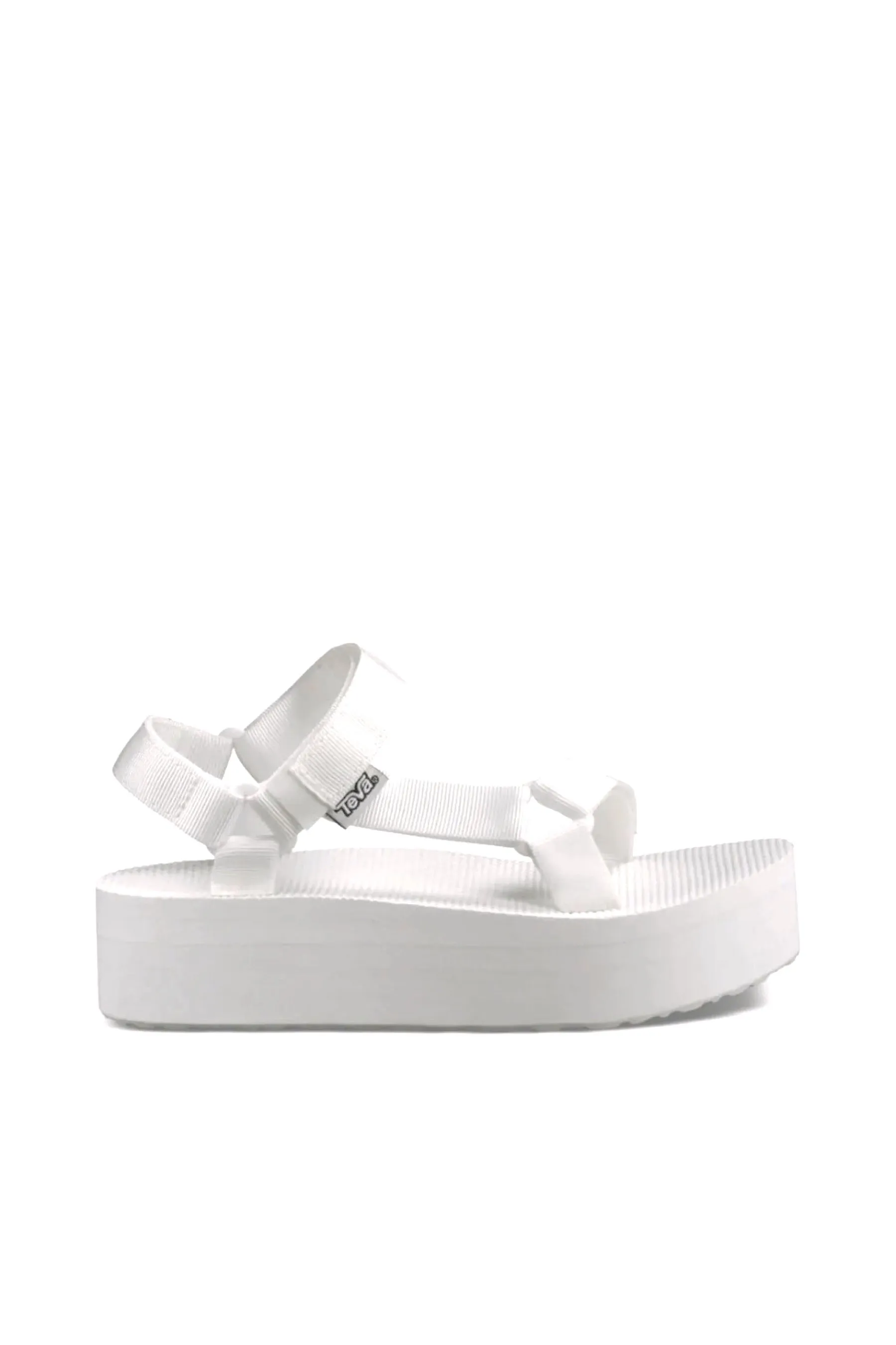 Bright White Flatform Sandal