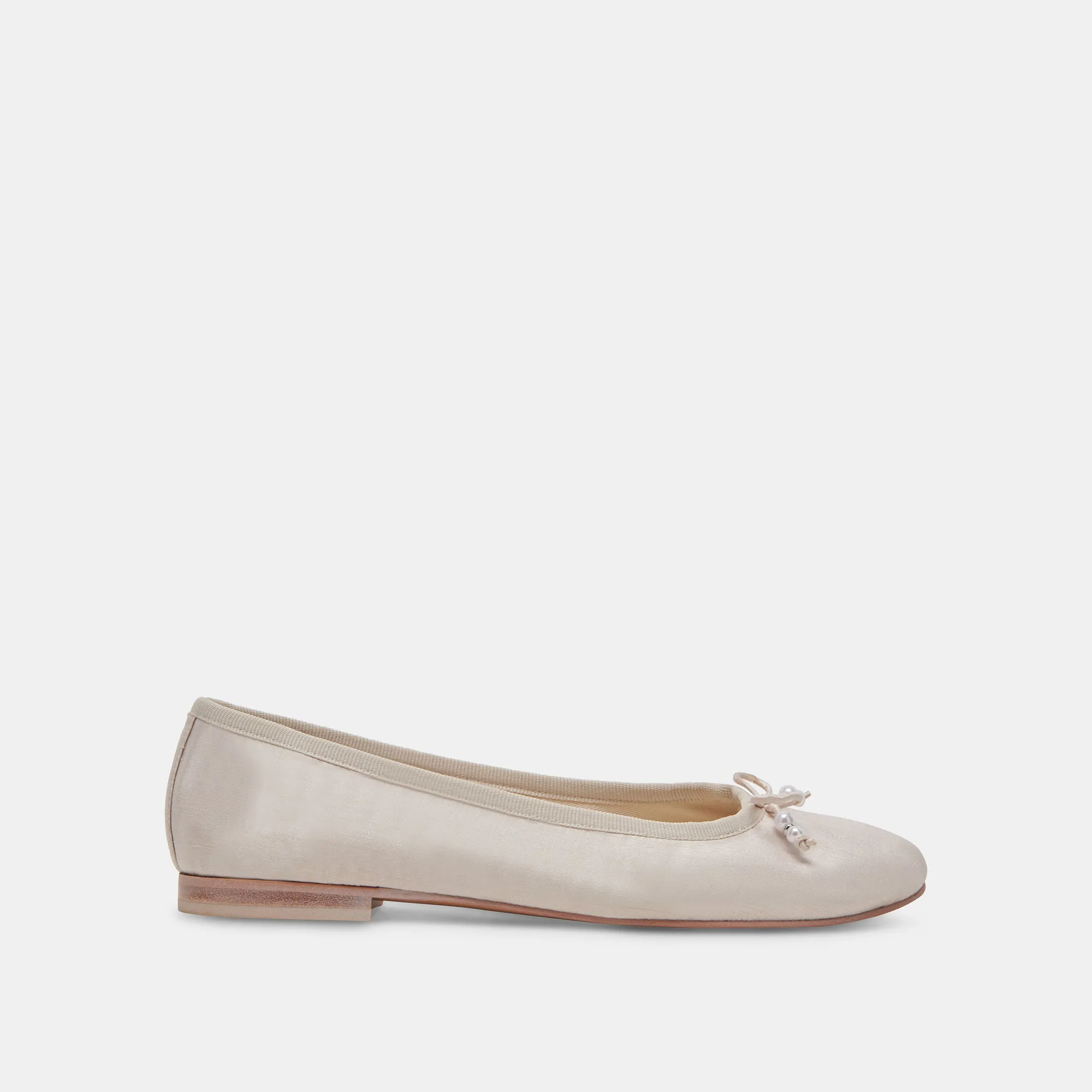 CACY PEARL BALLET FLATS VANILLA PEARLS