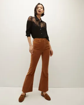 Carson Corduroy Kick-Flare Pant