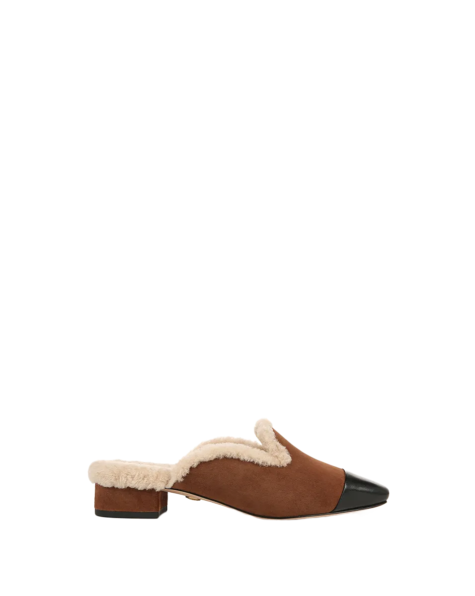 Cecile Shearling Mule