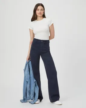 Clean Front Sasha Pants - Navy Seascape