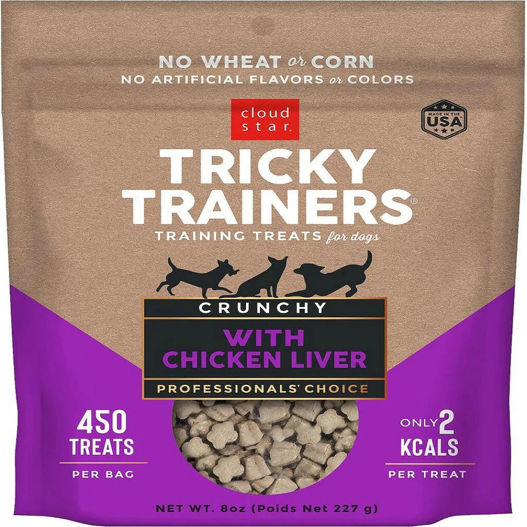 Cloud Star Tricky Trainers Crunchy Liver Dog Treats (8 oz)