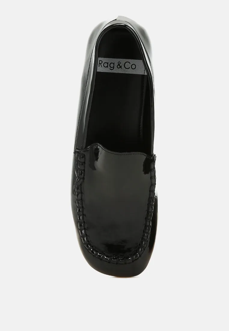 Dama  Patent Pleather Loafers