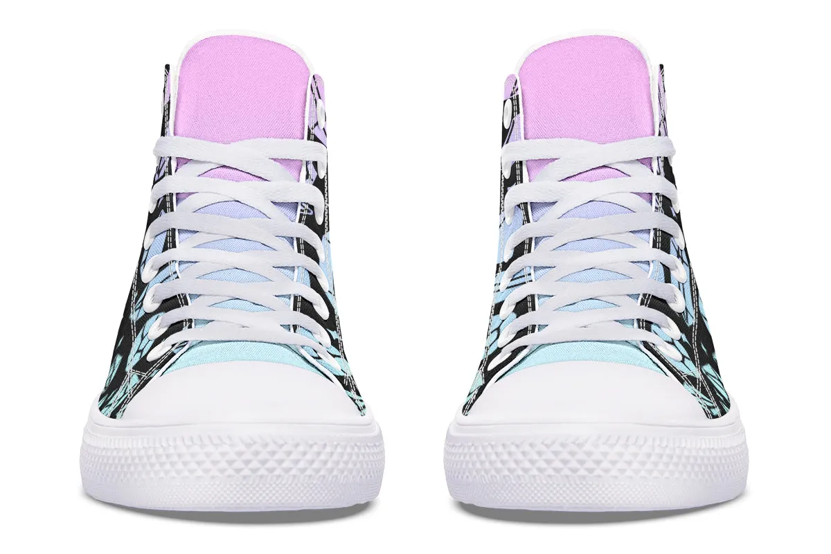 Divination Crystals High Tops - Classic Premium Canvas Shoes with Comfortable and Durable Soles