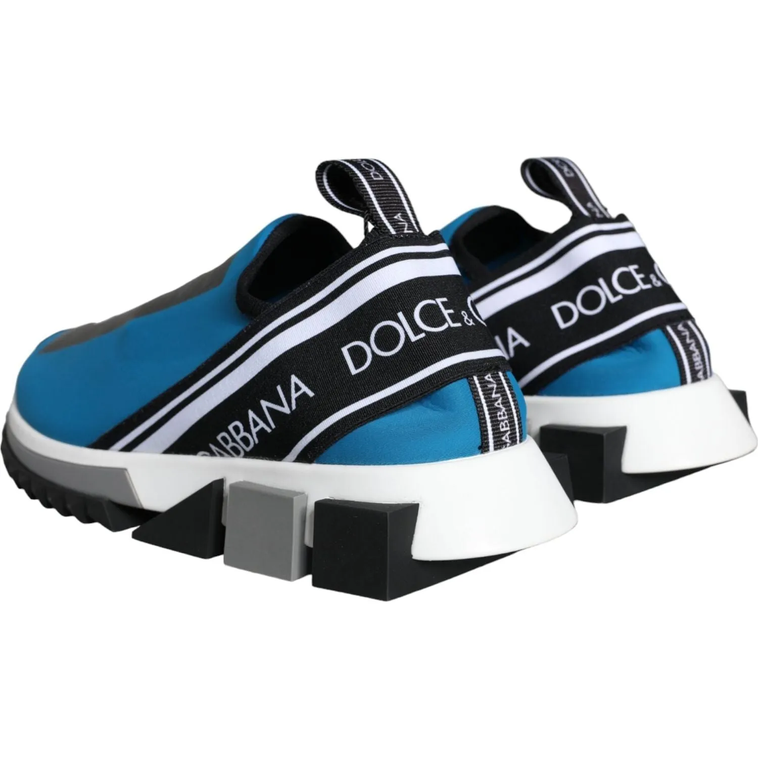 Dolce & Gabbana Blue Logo Low Top Sorrento Men Sneakers Shoes