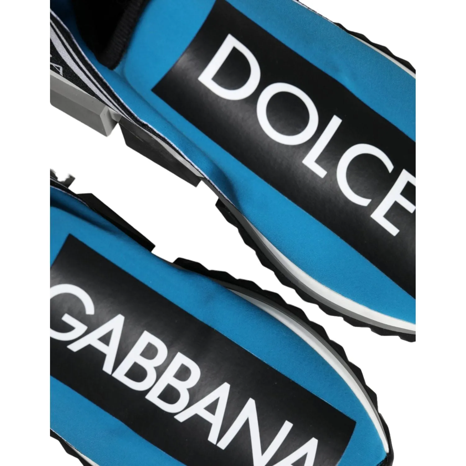 Dolce & Gabbana Blue Logo Low Top Sorrento Men Sneakers Shoes