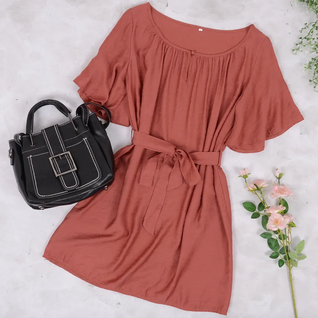 Easy Breezy Flared Sleeve Dress