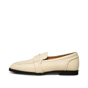 Erika saddle loafer læder - OFF WHITE