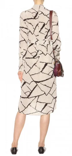 Fabimo Printed Silk Dress