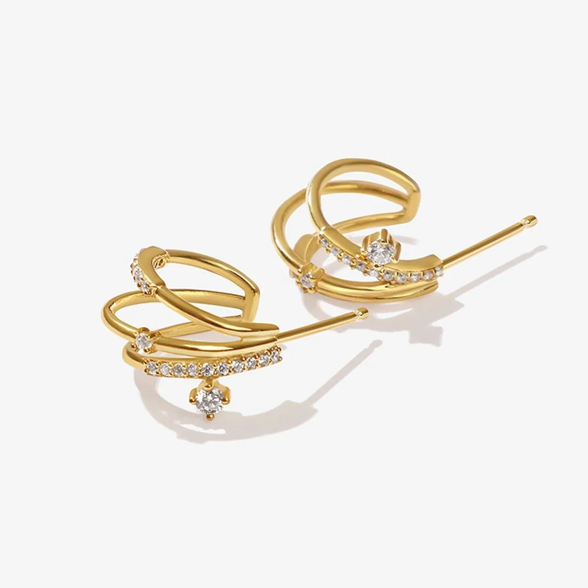 Griss hoop earrings