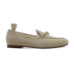 Halmstad - Men's Neutral Kid Suede Loafer