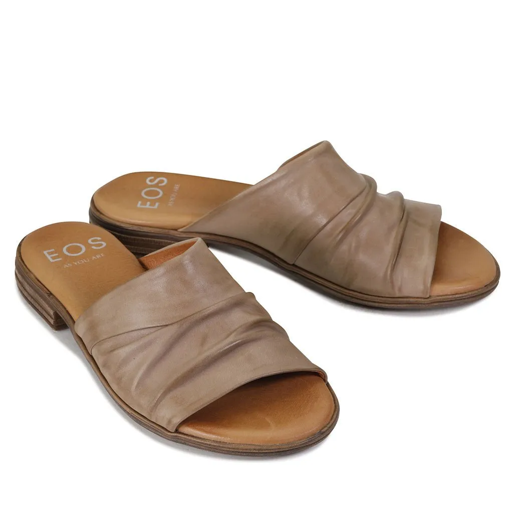 ILO LEATHER  SLIDE SANDALS