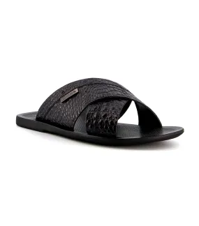 Index Di Wide Strap Sandals Black