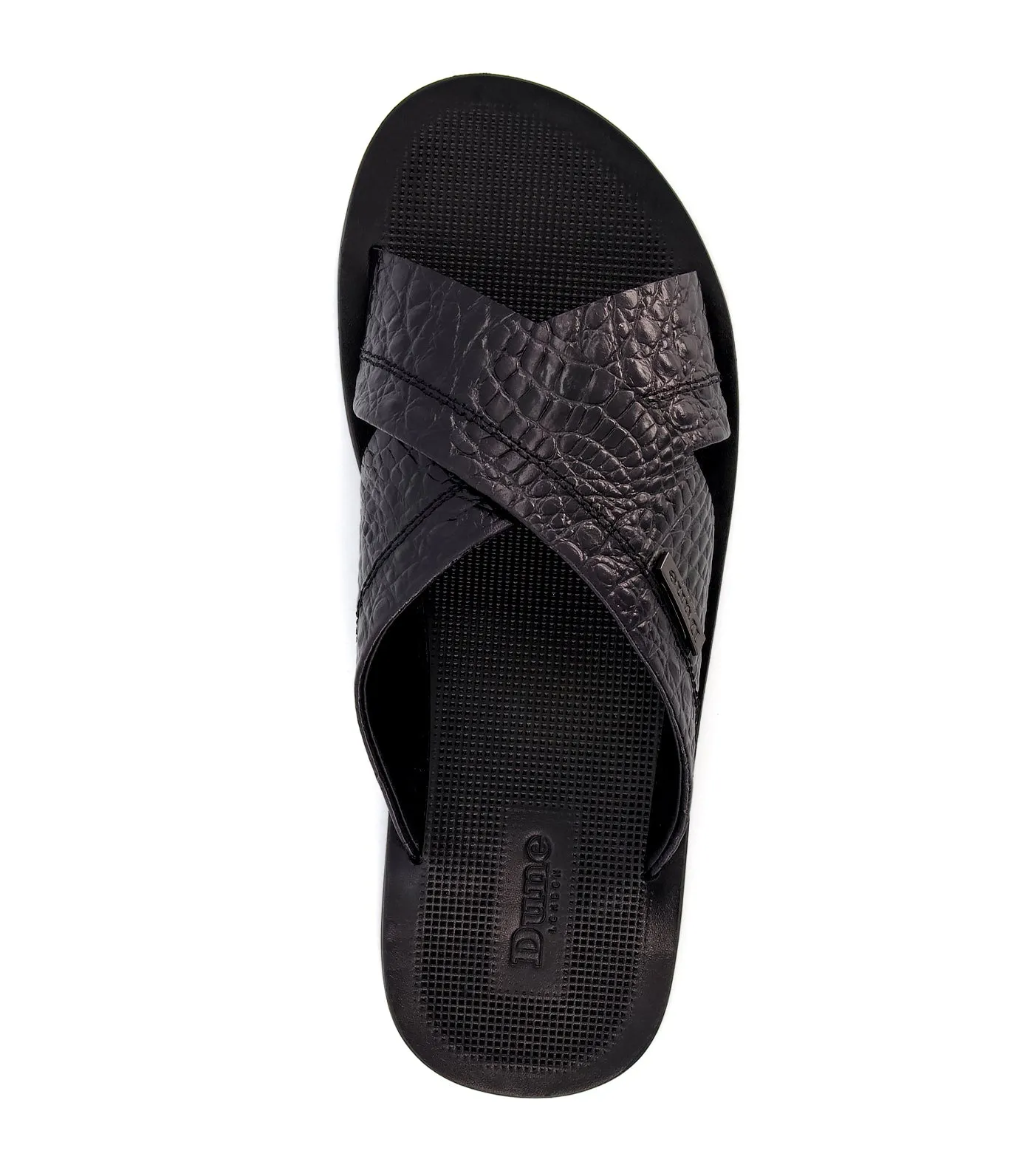 Index Di Wide Strap Sandals Black