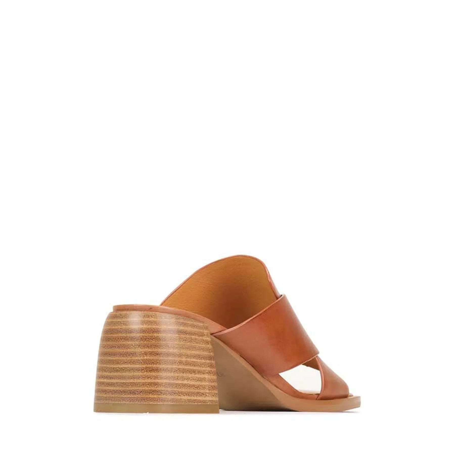 ISO BLOCK HEEL MULE LEATHER