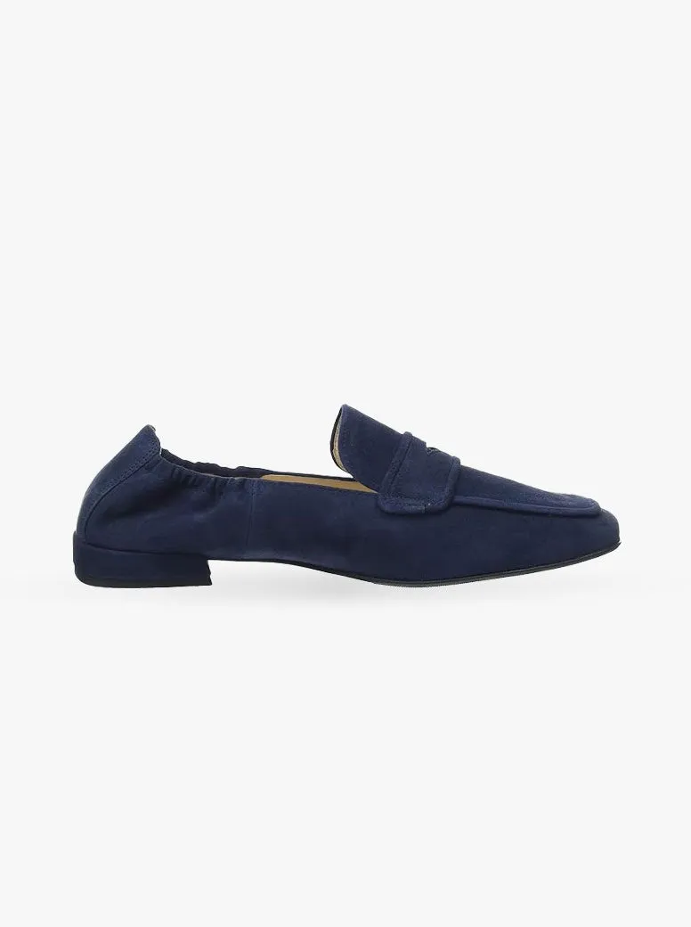 Jenna navy suede