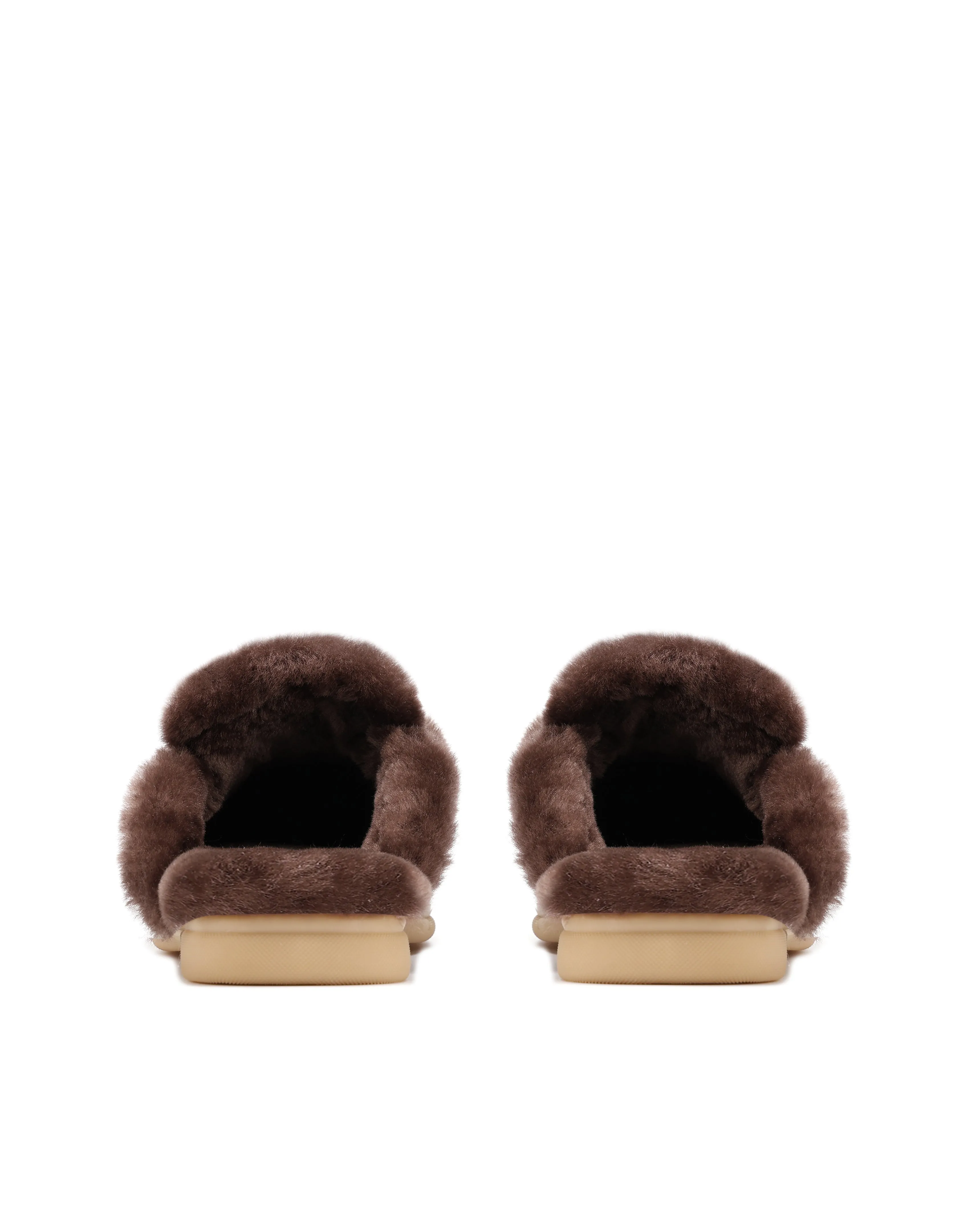 Jessie Fur Brown Suede