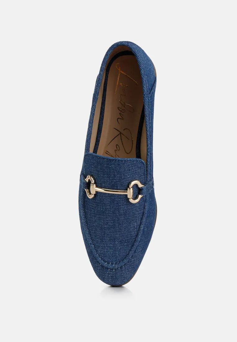 Jiro Horsebit Detail Flat Loafers