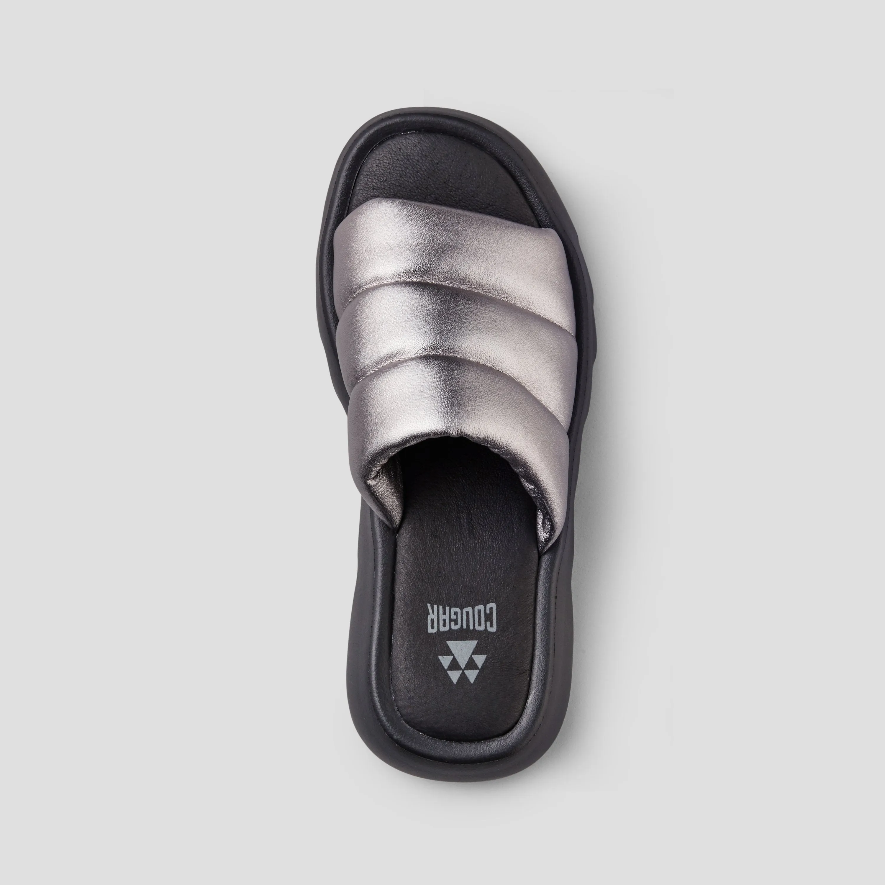 Julep Metallic Leather Water-repellent Sandal