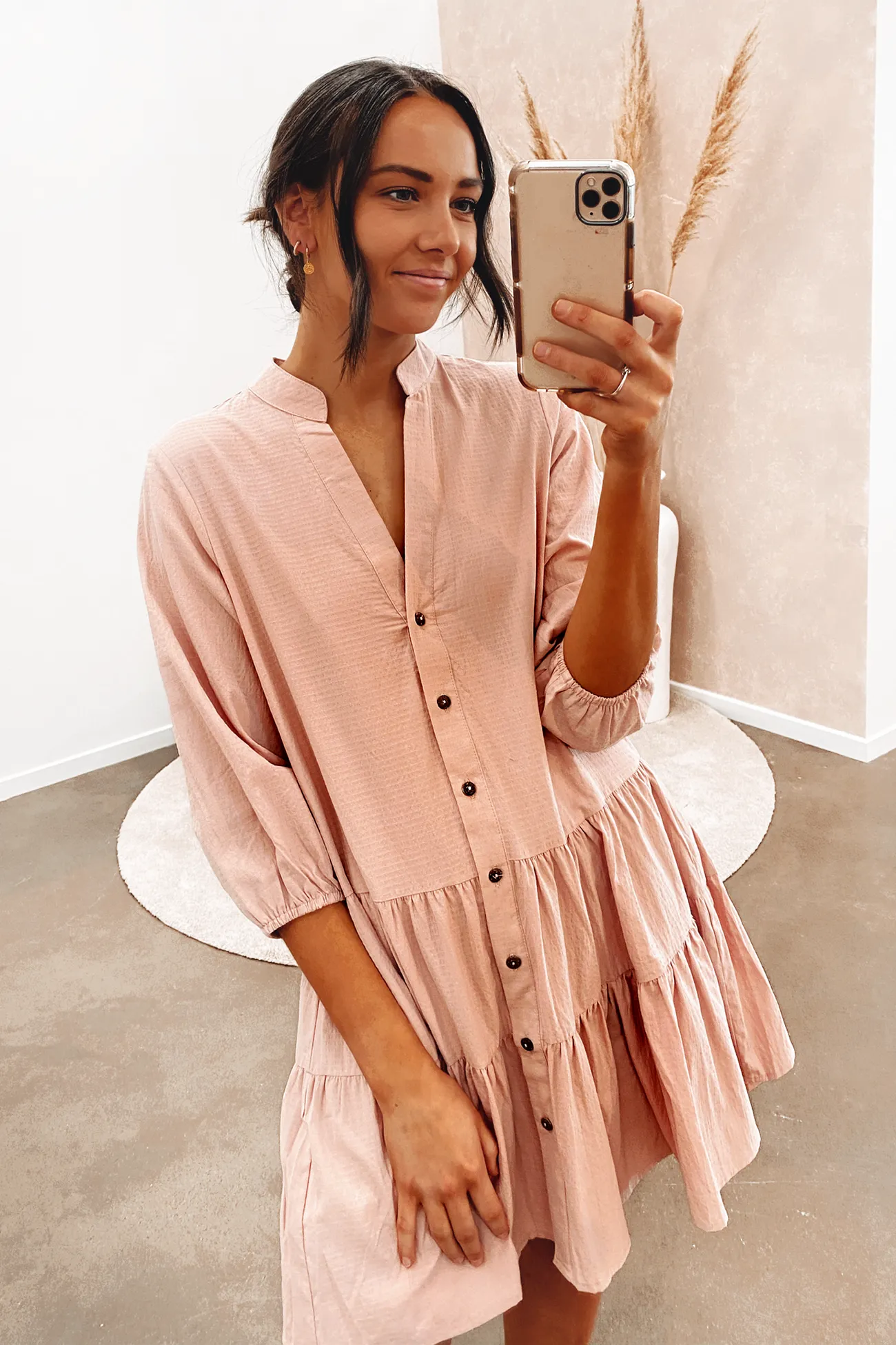 Kai Mini Dress Blush