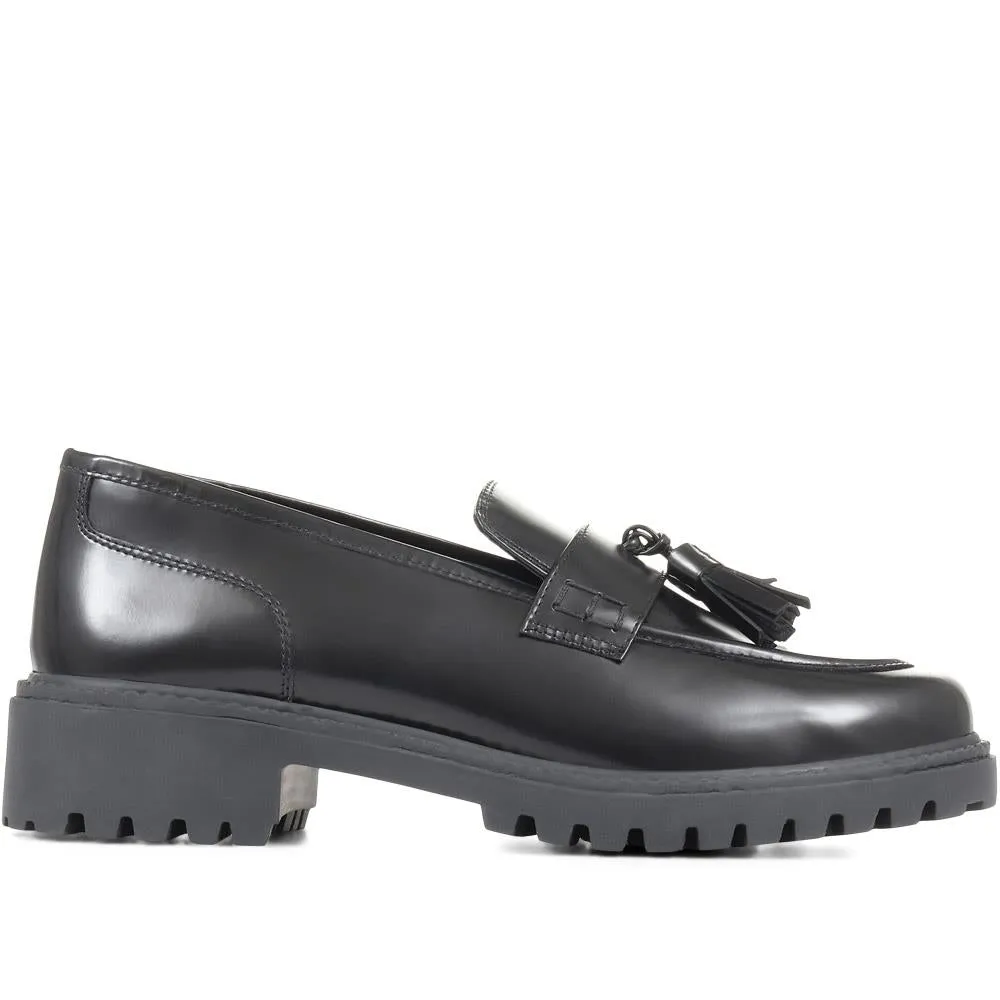 Love Chunky Leather Loafers - LOVE / 322 266