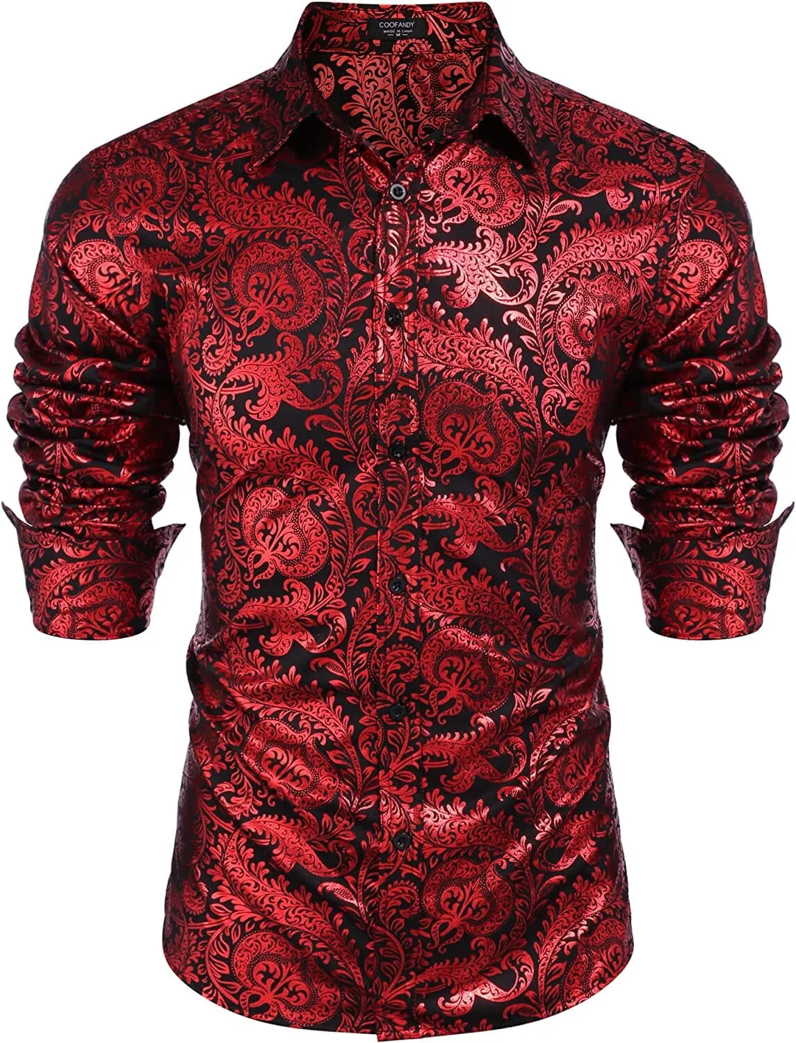 Luxury Design Floral Dress Shirt (US Only)