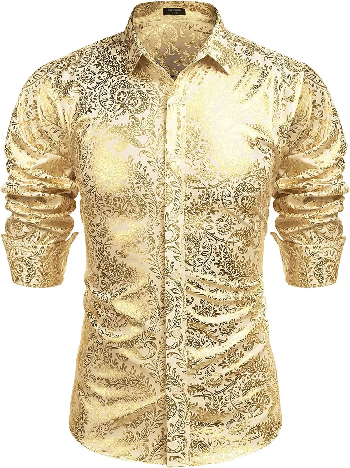 Luxury Design Floral Dress Shirt (US Only)